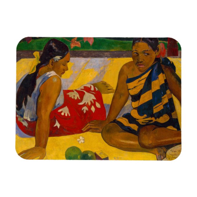 Ímã Paul Gauguin - Parau Api / O Que é Novo? (Horizontal)