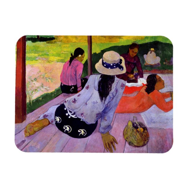 Ímã Paul Gauguin | Siesta, 1891-2 (óleo de canvas) (Horizontal)