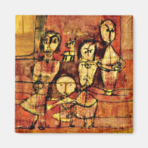 Imã Paul Klee Art: Crianças e Cães