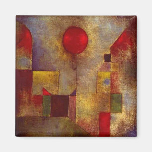 Imã Paul Klee Red Balloon Art Impressão