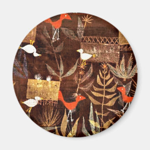 Imã Paul Klee trabalho de arte, Jardim de Pássaros