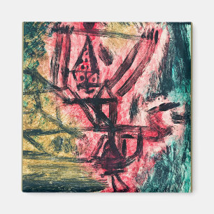 Imã Paul Klee trabalho de arte, Palhaço de Fogo