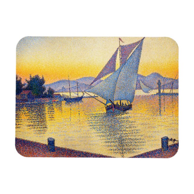 Ímã Paul Signac - A Porta do Sunset, Opus 236 (Horizontal)