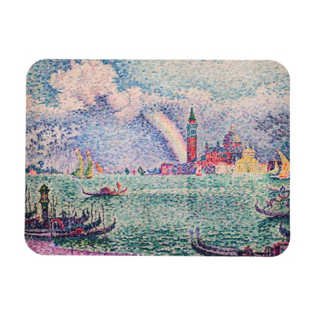 Ímã Paul Signac - Arco-Íris, Veneza (Horizontal)