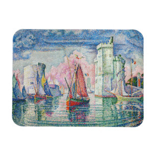 Ímã Paul Signac - Entrada de La Rochelle Harbor