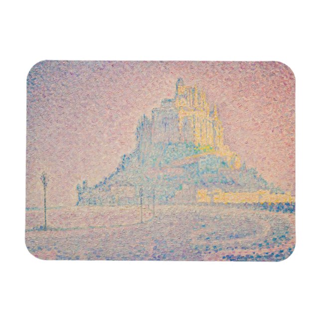Ímã Paul Signac - Mont Saint Michel, Névoa e Sol (Horizontal)