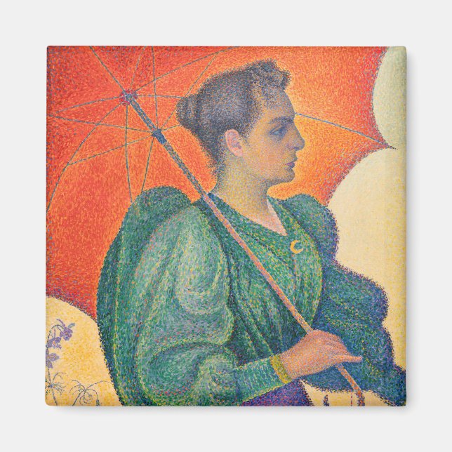 Imã Paul Signac - Mulher com Parasol (Frente)