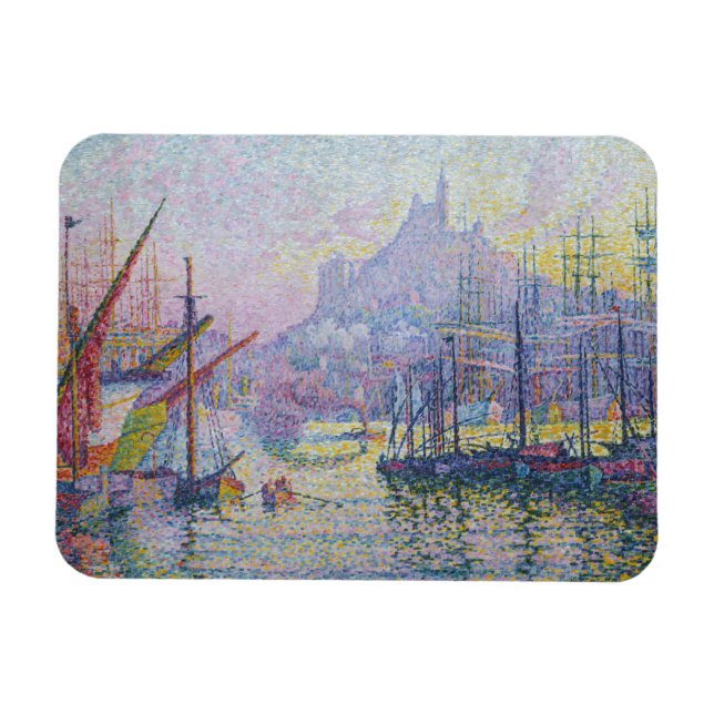 Ímã Paul Signac - Notre-Dame-de-la-Garde, Marselha (Horizontal)