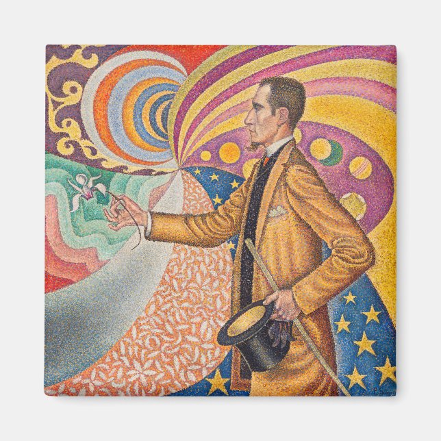 Imã Paul Signac - Retrato de M Felix Feneon, Opus 217 (Frente)