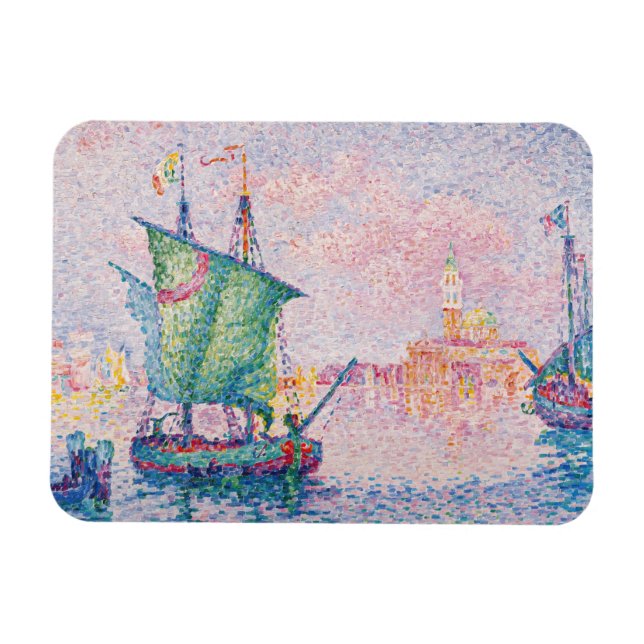 Ímã Paul Signac - Veneza, A Nuvem Rosa (Horizontal)