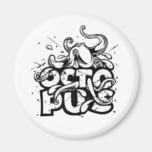 Imã Paul The Octopus Drawing Magnet