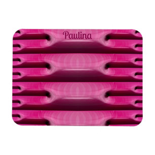 Ímã PAULINA ~ BONBONS Rosa rosa ~ Arte Fractal ~