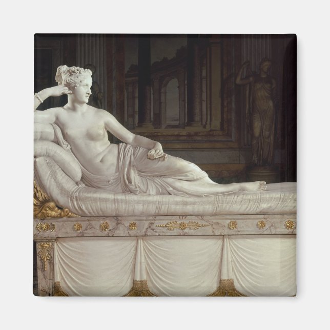 Imã Pauline Bonaparte como Venus Triumphant, c.1805-08 (Frente)