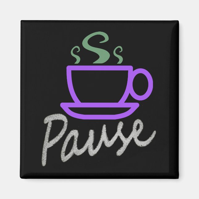 Imã Pausa para café (Frente)