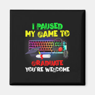 Imã Pausei Meu Jogo Para O Jogo De Vídeo De Graduação