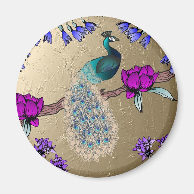 Imã Pavão Dourado (Frente)