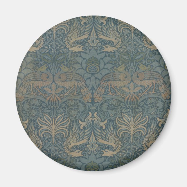 Imã Pavão e Dragão por William Morris (Frente)