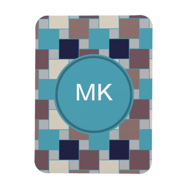 Ímã Pavão na praia (Vertical)