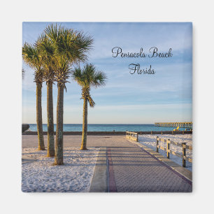 Imã Paved Walkway to Pensacola Beach Magnet