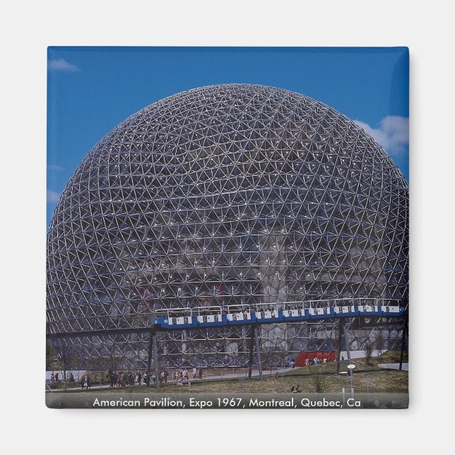 Imã Pavilhão Americano, Expo 1967, Montreal, Quebec, C (Frente)