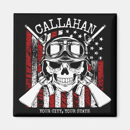 Imã Pavilhão de guns duplos de soldador do NOME person