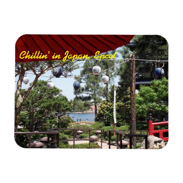 Ímã Pavilhão Do Japão Na Demonstração Mundial, Orlando (Horizontal)