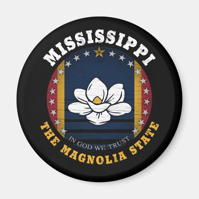 IMÃ PAVILHÃO ESTATAL MISSISSIPPI MAGNOLIA (Frente)