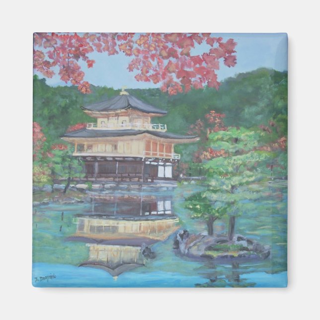 Imã Pavilhão ouro em Quioto (Frente)