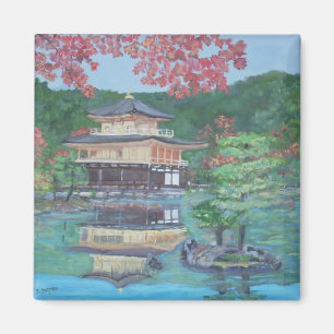 Imã Pavillion dourado em Kyoto