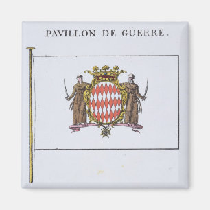 Imã Pavillon de Guerre, detalhe das bandeiras de