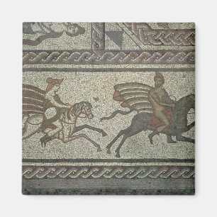 Imã Pavimento de mosaico da casa de campo romana no