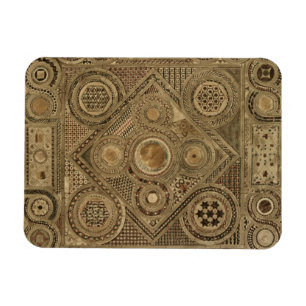 Ímã Pavimento do Mosaico Antes do Altar, prato A de "N