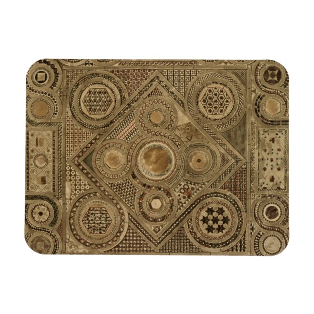 Ímã Pavimento do Mosaico Antes do Altar, prato A de "N (Horizontal)