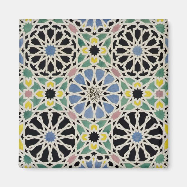 Imã Pavimento do Mosaico na Alhambra, de 'O Árabe (Frente)