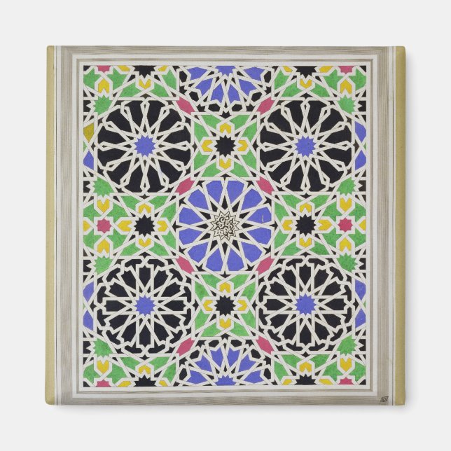 Imã Pavimento mosaico no camarim do Sultão (Frente)