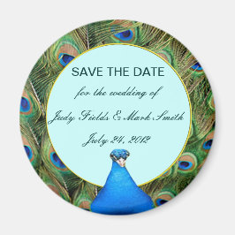 Imã Pavock Wedding Save The Date Magnet
