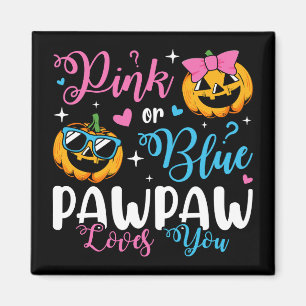 Imã Pawpaw Rosa Ou Azul Te Ama Pumpkin Baby Square