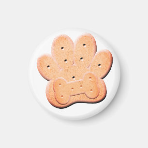 Imã Pawprint e Arte Óssea de Biscoito-Cão