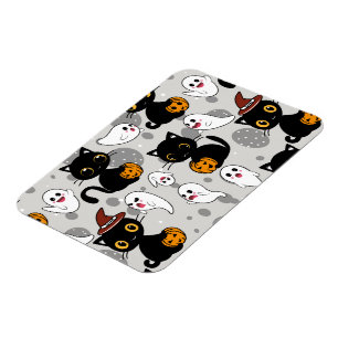 Ímã Paws de Abóbora Fantasma Spooky