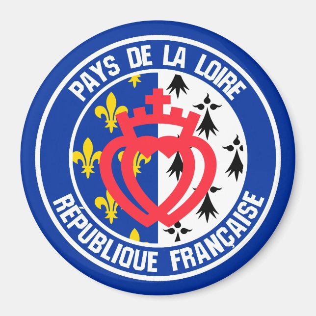 Imã Pays de la Loire Round Emblem (Frente)