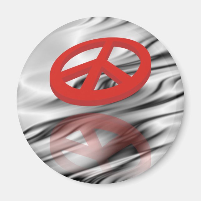 Imã Paz 3D / reflexão (Frente)