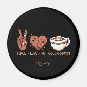 Imã Paz, Amor, Bombas de Cacau Quente - Férias de inve