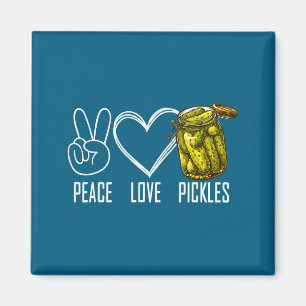 Imã Paz Amor Ckles Pote Retro De Ckles Fatiadas Piada 