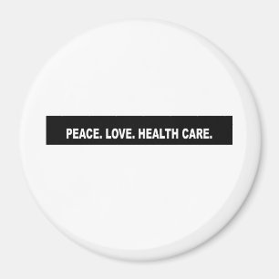 Imã Paz. Amor. Cuidados médicos. Título