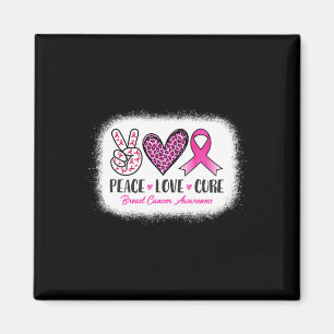 Imã Paz Amor Cura Cancer Leopardo Sensibilização