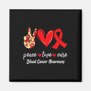 Imã Paz Amor Cura Cancer Sangue Vermelho Fita Consciên