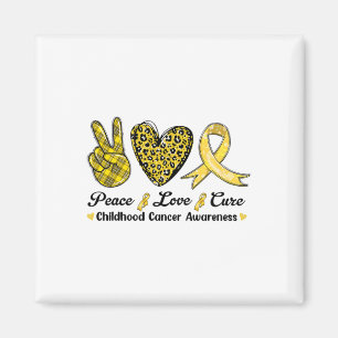 Imã Paz Amor Cura Conscientização do Câncer Infantil L