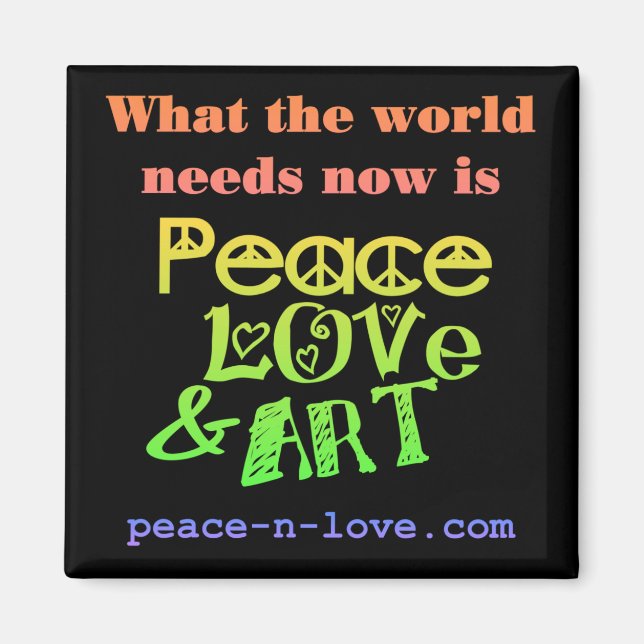 Imã Paz, Amor e Arte (Frente)