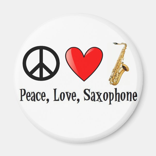 Imã Paz, Amor e Saxofone (Frente)