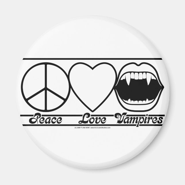 Imã Paz, amor e vampiros (Frente)